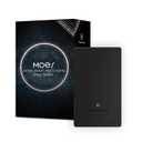 MOES 2nd Generation WiFi Smart Light Switch, Wall Switch 2.4GHz, Neutral Wire Required, Smart Life APP Remote Control, Compatible with Alexa, No Hub Required, Black 1 Gang
