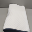 Derila Cervical Queen Size Pillow for Sleeping - Support Pillow for Side, Back, Stomach Sleepers - Contour Best Bed Pillows for Sleeping (1 Pillow | White)