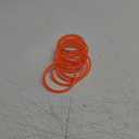 PATIKIL Carnival Ring-Toss Rings Plastic Small Hoop for Outdoor Party Favor Game Booth (8.5cm, Orange)