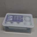 WIBIMEN Large Ice Cube Molds, Big Round Whiskey Ice Cube Trays for Freezer, Easy to Fill & Release, Whiskey Bourbon Cocktail(2.5In*8 Balls- Blue/2 Pack)