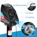 Kohree Electric Trailer Jack 3700lbs, Heavy Duty RV Electric Power Tongue Jack for Travel Trailer A-Frame Camper, with Manual Crank Handle & Weatherproof Jack Cover, 22" Lift, 12V DC with Wiring