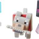 Teleporting Enderman, Wolf with Bone & Skeleton with Diamond Armor Mini Figure (3 Pack)
