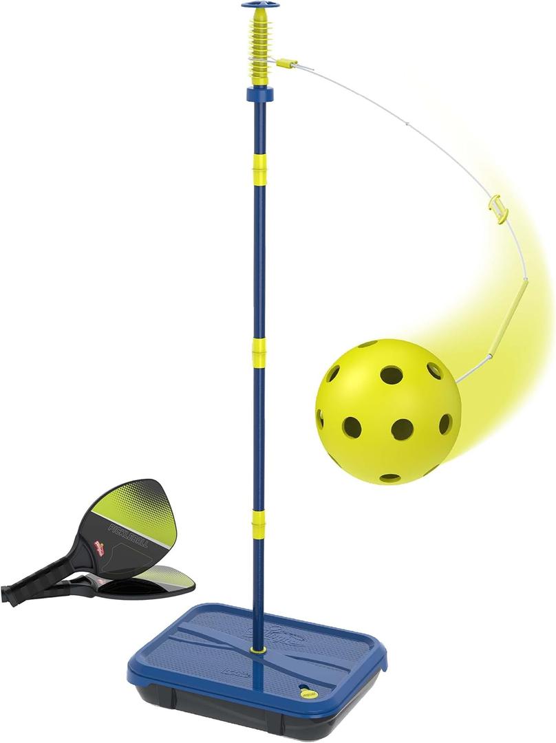 Swingball Pickleball Paddles Tether Tennis Game Set - Portable All-Surface Base, Durable, Easy Assembly, Indoor & Outdoor Games, Backyard Games for Kids, Active Play for Kids and Families, Ages 6+