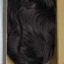 New Afro Curly Headband Wig Synthetic Braided Hair Texture with Unique Bouncy Curls in the End 20 Inch Soft Curly Headband Wigs for Black Women Dark Brown Blend Kinky 4C Hair