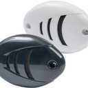 Marinco 10080 12V Drop-in Low Profile Horn with Black and White Grills
