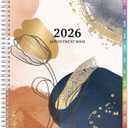 3 x 2026 Appointment Book, 30 Minutes-Hourly, Weekly  Monthly Calendar Planner 2026, Jan 2026 - Dec 2026, 8.5'' x 11'', 2026 Daily Planner with Tabs Pocket, Flexible Cover, Great for Office, Home, School (Brown)