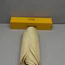 FunWheat Round Braided Placemats Set of 6 Table Mats for Dining Tables Woven Washable Non-Slip Place mats 15 inch(Beige, 6pcs) (Ivory)