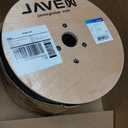 JAVEX CAT6 UTP Outdoor(1000 Feet), 550Mhz, 23AWG, CCA Ethernet Bulk Cable, Easy-Pull Box, 305m, Black