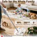 Steam Mop, 13-in-1 Powerful Handheld Steam Cleaner with 13 Accessories, 500ML Removable Tank, 23FT Power Cable, Detachable Steam Mops for Floor Cleaning, Tiles, Windows, Tile Grout, Carpets, Furniture