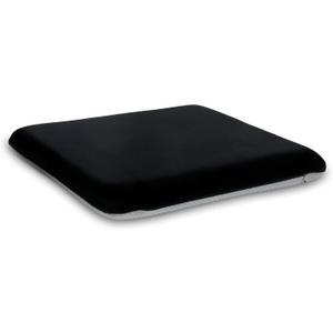 Sigmat Recliner Cushion for Elderly with Memory Foam 20x20x3 Inches Large Square Seat Cushion for Recliner Chair, Floor Pillow, Truck Seat Cushion Black-Grey