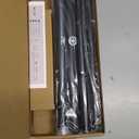Heavy Duty Curtain Rods for Windows 66 to 120 Inch, 1 Inch Adjustable Black Curtain Rod Set with Easy Installation and Modern Design (A1,Black,30-120")