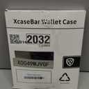 XcaseBar Compatible with iPhone 16 Plus 6.7" Wallet case with Zipper Credit Card HolderRFID Blocking,Flip Folio Book PU Leather Phone case Shockproof Cover Women Men for Apple 16 Plus case Black