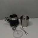 Maestri House Milk Frother, Variable Temp and Froth Thickness DualFro 600 Milk Frother Steamer, 21OZ Smart Touch Control Milk Warmer, Dishwasher Safe, Memory Function for Latte&Hot Chocolate (Black)