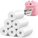 Printer Paper for Kids Instant Camera: 6 Rolls for Kids Camera Instant Print, HD Printing Thermal Print Paper