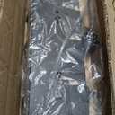 5-Lights Farmhouse Hanging Pendant Light, Dinng Room Light Fixtures for Kitchen Island Lighting Over Table, Black Rustic Wood Ceiling Pendant Lights with Metal Shade for Living Room, Foyer