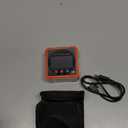 Digital Angle Finder Magnetic Electronic Angle Cube Dual Laser Gauge Digital Level with Slope Percentage Table Saw Miter Protractor Woodworking Measuring Tool Level Box for Hanging (Tangerine)