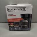 BLACK+DECKER 12-Cup Coffee Maker with Easy On/Off Switch, Easy Pour, Non-Drip Carafe with Removable Filter Basket, Vortex Technology, Black