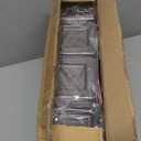 Set of 4 Plastic Carafe with Lid, 1 Liter Mimosa Bar Supplies, Large Square Base Juice Containers, Water Bottle, Milk Container, Clear Beverage Containers for Fridge - HAND WASH ONLY