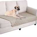 Ameritex Waterproof Blanket Reversible Dog Bed Cover Pet Blanket for Furniture Bed Couch Sofa (30x70 Inch (Pack of 1), Beige)