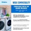 W10404050 W10238287 Lid lock for Maytag Centennial Washer Kenmore Washer Whirlpool Cabrio Washer Lid Lock Replacement Parts Lid Switch Replacement Door Latch Top Load Washing Machine Parts