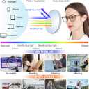 MARE AZZURO Photochromic Bifocal Reading Glasses Women Blue Light Blocking Square Readers Sunglasses 1.00 1.50 2.00 2.50 3.00 3.50 4.0 (Leopard, 4.0)