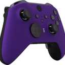 eXtremeRate Purple Soft Touch Grip Faceplate Cover, Front Housing Shell Case Replacement Kit for Xbox One Elite Series 2, Xbox Elite 2 Core Controller Model 1797 - Controller NOT Included