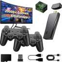 ZeroStory 2026 Upgrade Retro Game Console Stick, Retro Video Game Console Stick Built in 20000+ Games with 18 Emulators, 4K HDMI Output with 2 Pack 2.4G Controllers (64GB Memory Card)