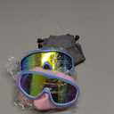 Rantizon Swim Goggles 2 Pack, Wide View Anti Fog&UV Swimming Goggles for Audlt, No Leaking Summer Gifts for Men Women Kid (Pink & Light Blue)