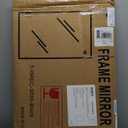 Bathroom Vanity Mirror for Wall, 20" x 30" Metal Framed Rectangular Bathroom Wall Mirror for Over Sink, HD Shatterproof Glass, Hangs Horizontally or Vertically (Black)