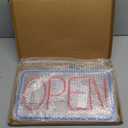 Led Neon Open Signs for Business - 12V/2A Ultra Bright Led Neon Sign with ON/OFF Switch - Plug In Electric Light Up Sign for Bar, Salon, Coffee Stores, Club, Hotel (Horizontal)