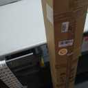 Mikeru Modern Chandelier, Linear Pendant Light LED Dimmable Hanging Light Fixture, 3000K-6500K with Remote Control (Black, 47IN)