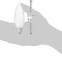 Sylvania Double Life Incandescent Light Bulb, B10, 40W, Dimmable, Candelabra Base, 285 Lumens, Frosted - 6 Count (Pack of 1) (15323)