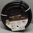 Flexon Flextreme Pro 5/8" x 100ft Performance Rubber Garden Hose  Heavy-Duty, Kink-Resistant, All-Weather Flexibility, Industrial-Grade Couplings, Durable Outdoor Watering Hose for Lawn & Garden
