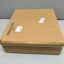 Magnetic File Holder, Magnetic File Organizer Wall Mount, 5 Tier Hanging Mail Organizer Folder Holder, Mesh Desk Accessories and Organizers, Paper Document Magazine Rack with 3 Pen Holder (Black)