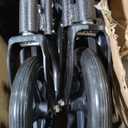 Medline Reclining Wheelchair, Desk-Length Arms and Elevating Leg Rests, 20" x 18" Seat (W x D)