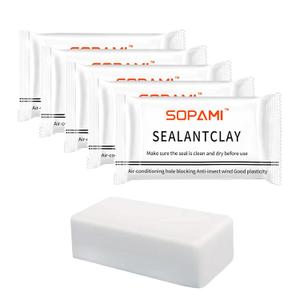 SOPAMI 10-Pack White Waterproof Sealant Putty - Quick Mending Mud & Duct Seal Clay for Wall Hole Repair, Drain Pipe Connection, Air Conditioning Vents & Cracks