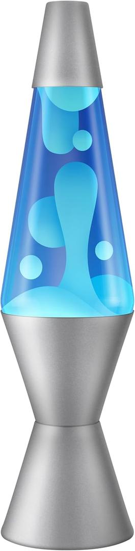 Lava Lamp Classic, 14.5-inch, White/Blue, Aluminium