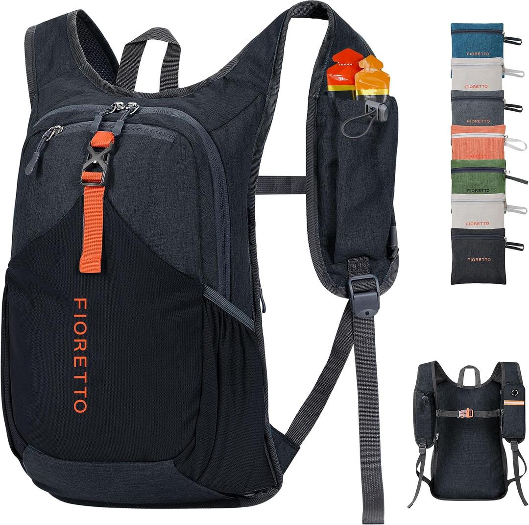 FIORETTO 10L/15L/20L Hiking Backpack for Women Men Mini Packable Backpack Lightweight Small Daypack for Travel Camping