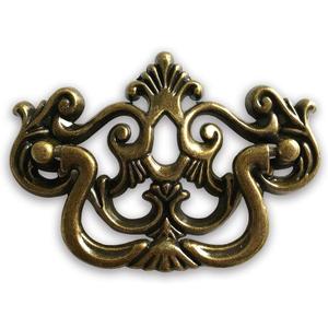 4-Pack 3" C-C Bail Drawer Pull Drop Dresser Pull Antique Bronze Swing Drawer Handle Vintage Style 3 Inches Hole Spacing 76mm (4)