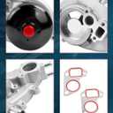 AW6009 Water Pump Kit with Gasket Compatible with 2007-2020 Silverado 1500/2500/3500, Tahoe, Suburban, Sierra, Yukon, Escalade, Rainier Canyon with 4.8L 5.3L 6.0L 6.2L V8 Replaces 45010, 252-901