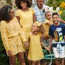 The Children's Place Girls' Short Sleeve Dressy Dresses (Yellow, XL)