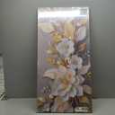 Large Living Floral Canvas Wall Art Gold White Plant Abstract Decor painting Pictures Modern Nordic Botanical Flowers Posters Prints for Bathroom Bedroom Office Hallway Home Decoration (40"L x 20"W)