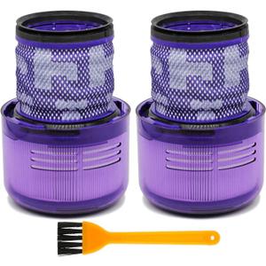 Filters Replacement for Dyson Vacuum Cleaner V11 Torque Drive, V11 Animal Complete Extra, V15 Detect Vacuums, SV14 Replace Part #970013-02 Washable and Reusable Hepa Filter