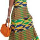 Women's Casual Summer Maxi Dresses Sleeveless Adjustable Spaghetti Strap Loose Plus Size Dresses (XXL)
