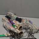 Halloween Decorations, 2 x 6 Pack Skeleton Hands Hold Lighted Candle Stakes, Waterproof Battery Operated Pathway Decor with Timer, Light Up for Tabletop Indoor Outdoor Party Lawn Yard Garden