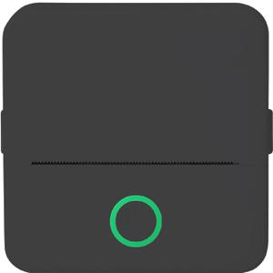 Core Innovations Wireless Mini Portable Thermal Printer Label Maker, Paper Included for Android and iOS Phone - Black