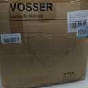 VOSSER Queen Air Mattress with Built-in Pump,18'' Foam Topper Blow Up Mattress,Luxury Inflatable Mattress 2 Mins Self-Inflation/Deflation - Breathable and Flatness-Free for Camping, Home & Guests