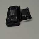 Peakeep Small Digital Alarm Clock for Bedrooms, Loud for Heavy Sleepers Adults, Dimmable Plug in Electric Large Numbers Clock Battery Backup, Slim Clock for Table Office Modern Living Room (BB) (Black With Blue)