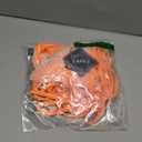 ZAFUL Women's Triangle Bikini Multiway Fishnet Tie Side Bandeau Halter String Bikini Set Two Piece Swimsuit Bathing Suits (M, Orange)