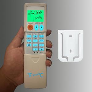 Universal Replacement Remote Control for All Mitsubishi Air Conditioner (Fahrenheit and Backlight),with Backlit,Wall Mounting Bracket